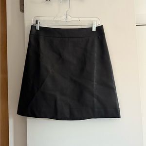 J. Crew Factory Black A-Line Mini Skirt Work